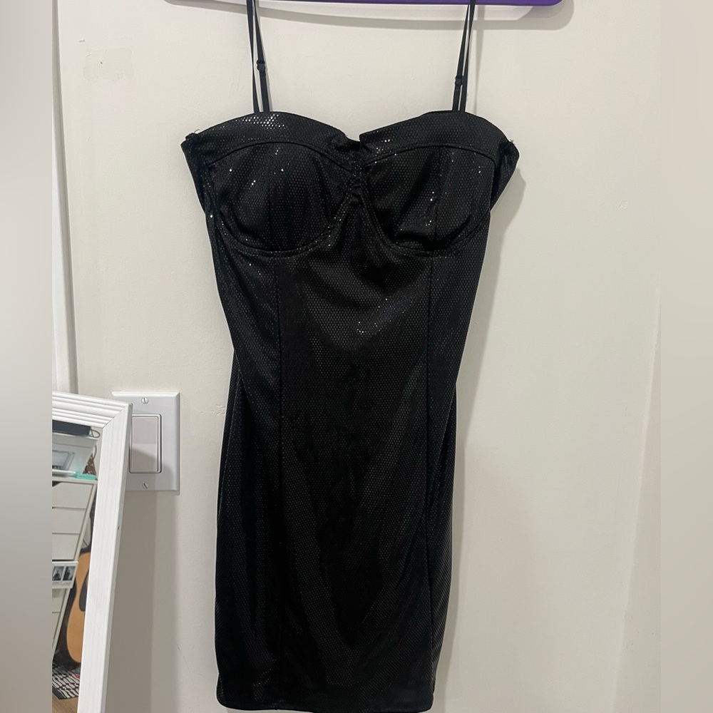 Elegant Black Mini Dress